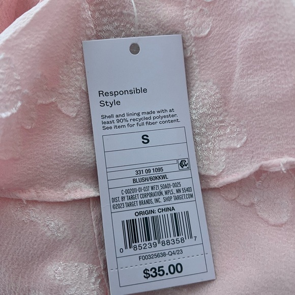 Pink Ruffled Midi Dress - Picture 4 of 7